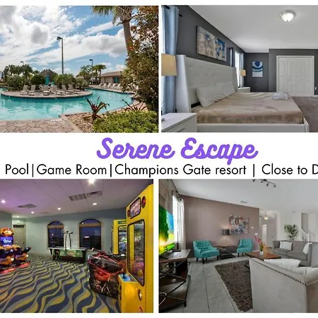 Close To Disney Luxury Home W/ Pool, Games